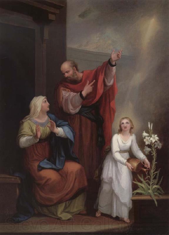 Angelika Kauffmann Die Erziehung der heiligen Jungfrau Maria Spain oil painting art
